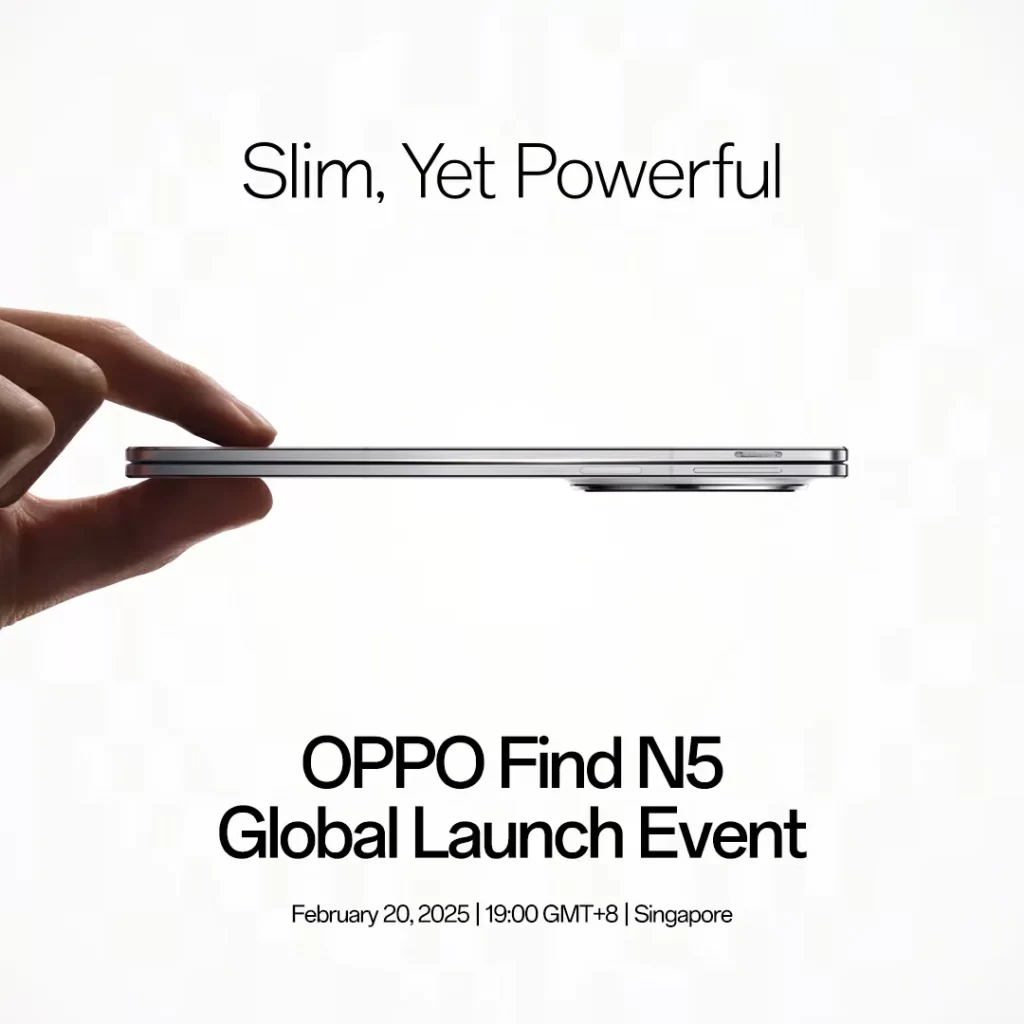 Galaxy Z Fold 6最强劲的全球对手OPPO Find N5将于下周发布