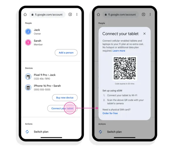 为了庆祝 10 周年，Google Fi 将为你的套餐提供免费升级
