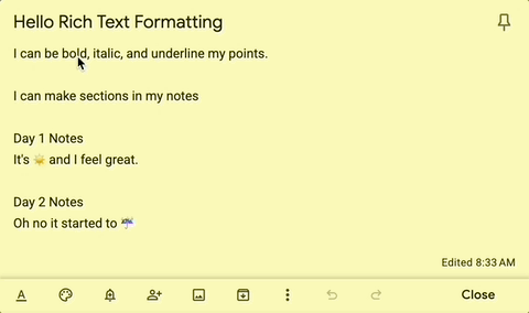 网页版 Google Keep 终于迎来了本该多年前就具备的功能