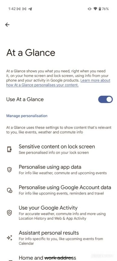 Pixel 的 At a Glance 或将新增财经回顾功能（APK 拆解）