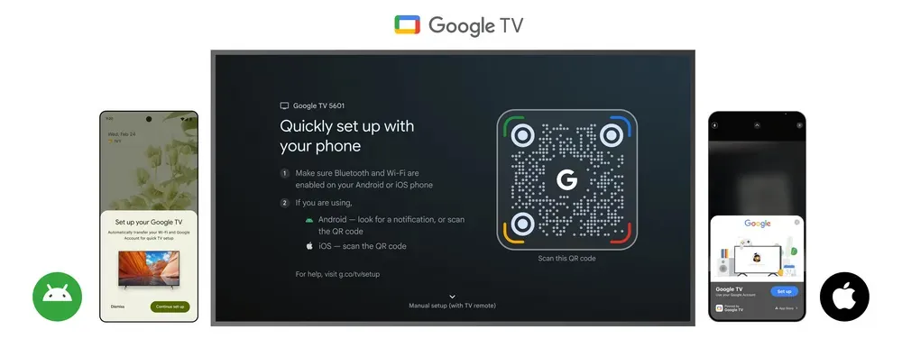 设置你的下一台 Google TV 设备，可能会比以往任何时候都更加快速和便捷