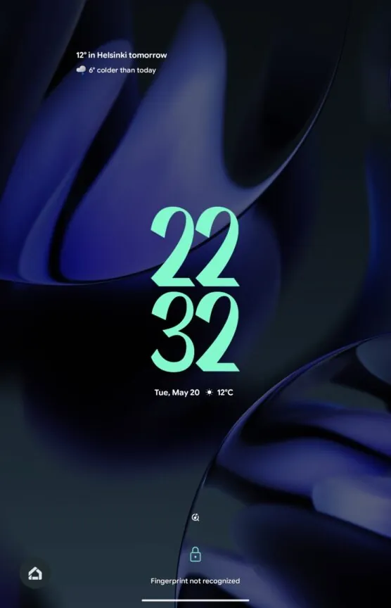 Android 16 QPR1 Beta 1 为 Pixel 平板带来了锁屏时钟自定义功能