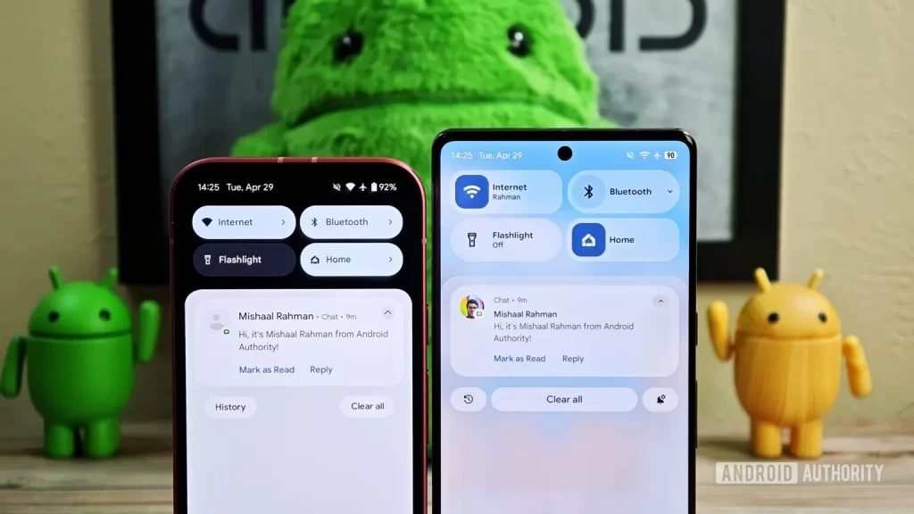 谷歌正在为Android进行大规模的用户界面改版：以下是早期预览