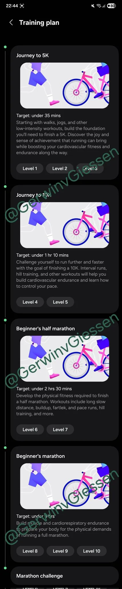 One UI 8 将助你逐步提升跑步水平