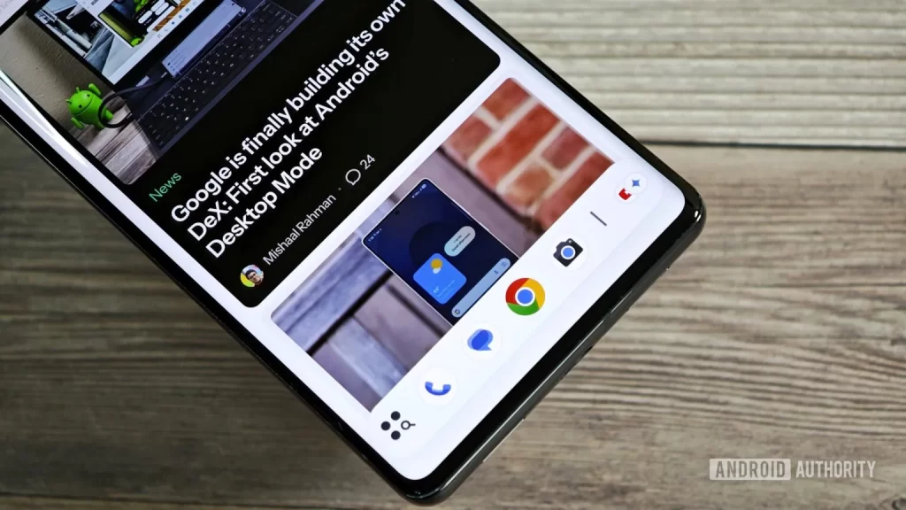 Android 手机的任务栏尚未完全就绪，但已初步带来多任务处理体验的提升