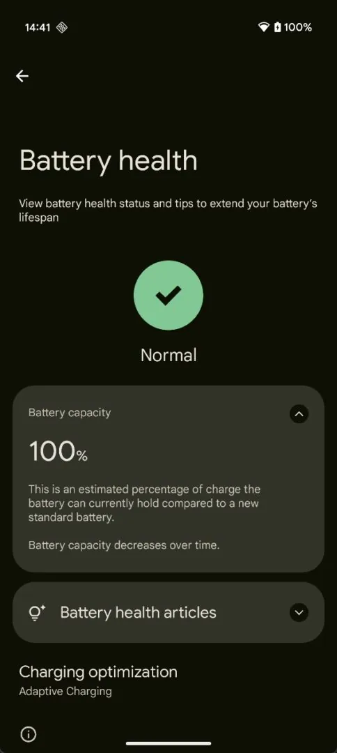 Google 将旧款 Pixel 留在了 Android 期待已久的电池健康菜单之外