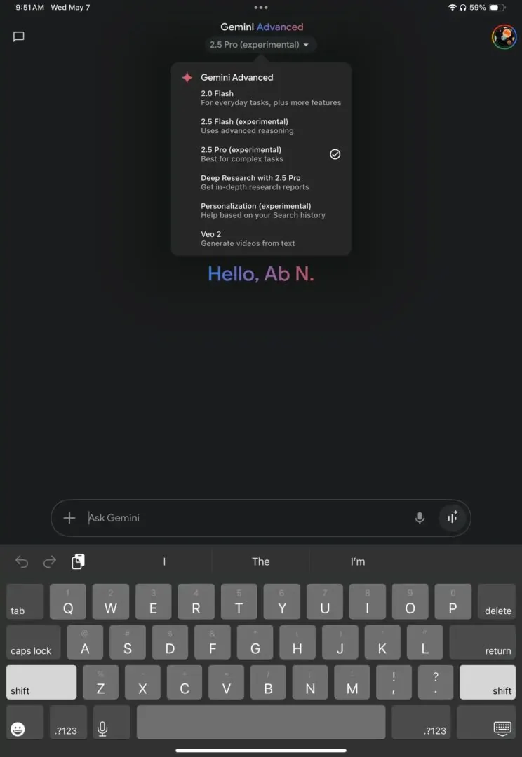 Google 通过推出原生应用，提升了 iPad 上的 Gemini 使用体验