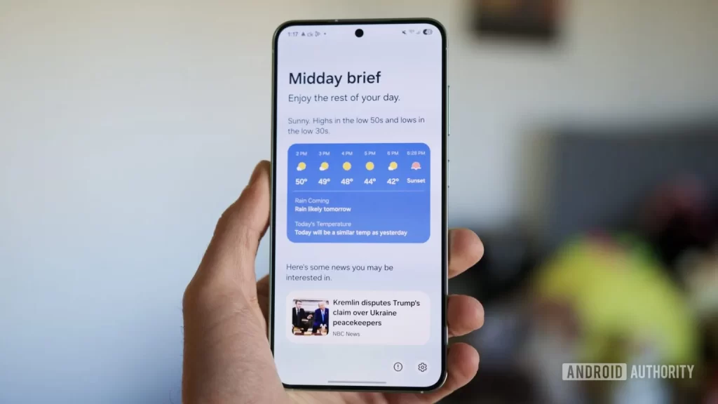 One UI 8 可能让你收听 Now Brief 摘要（APK 拆解）