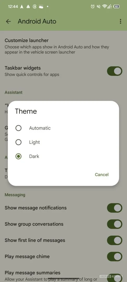 Android Auto 推出新主题选项，离浅色模式更近一步（APK 拆解）