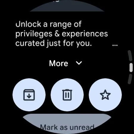 Gmail 开始在 Wear OS 上测试 Material 3 Expressive 重新设计