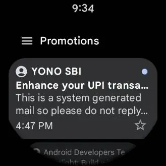 Gmail 开始在 Wear OS 上测试 Material 3 Expressive 重新设计