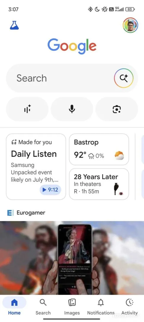 Google 应用现在已成为你类似 Pinterest 的个性化图片信息流的家园