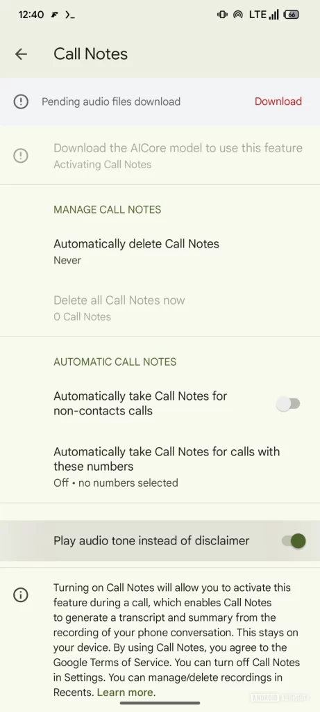 Pixel 9 的通话笔记功能可能很快会变得更加隐蔽（APK 拆解）