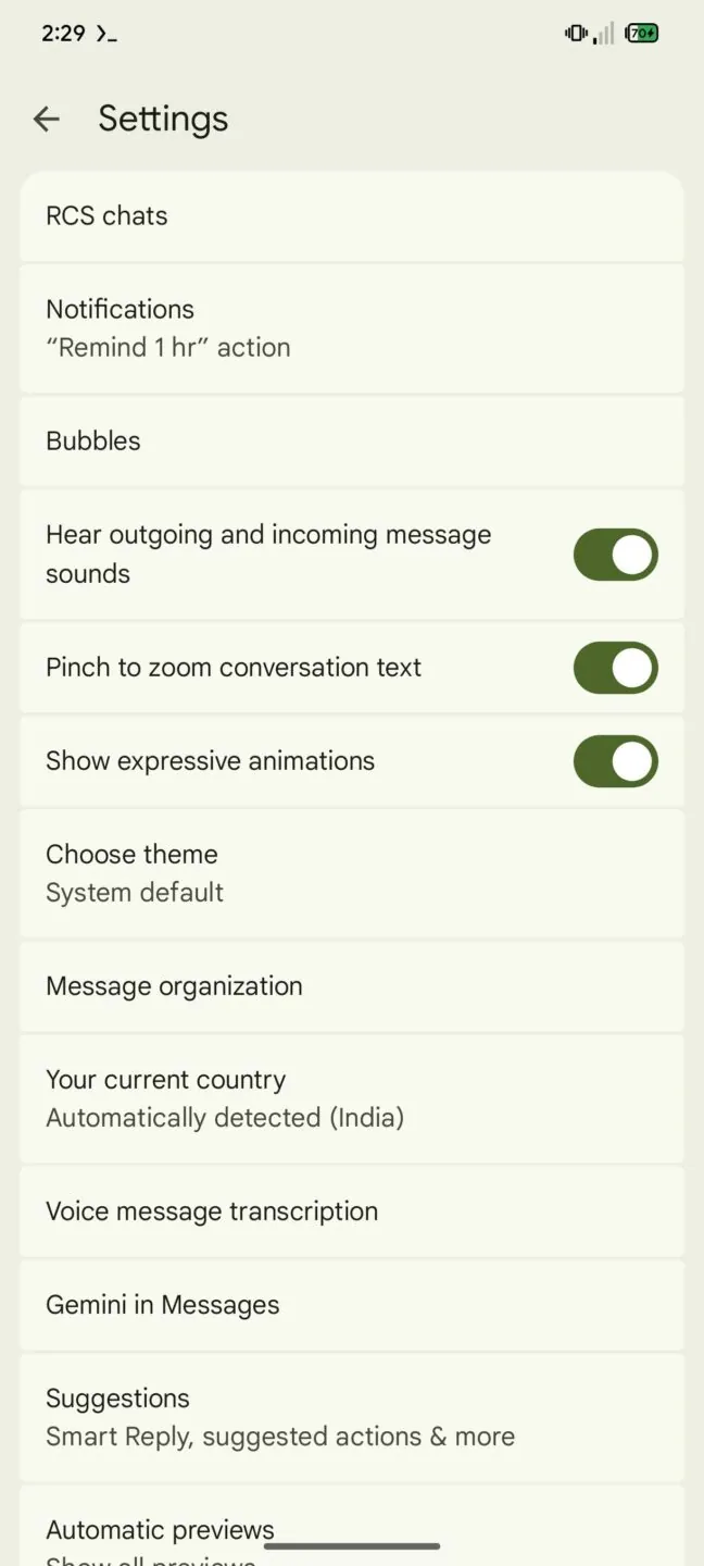 Google Messages 的 Material 3 Expressive 改版正在向更多用户推送