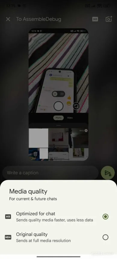Google Messages 正在改变你添加图片和视频的方式，带来全新界面和 HD+ 高清画质