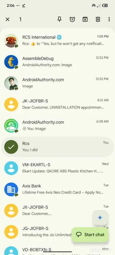 Google Messages 正在改变你添加图片和视频的方式，带来全新界面和 HD+ 高清画质