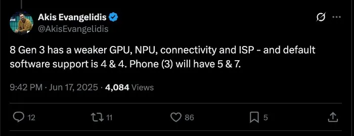 Nothing Phone 3 将获得该公司迄今为止最优的软件更新承诺