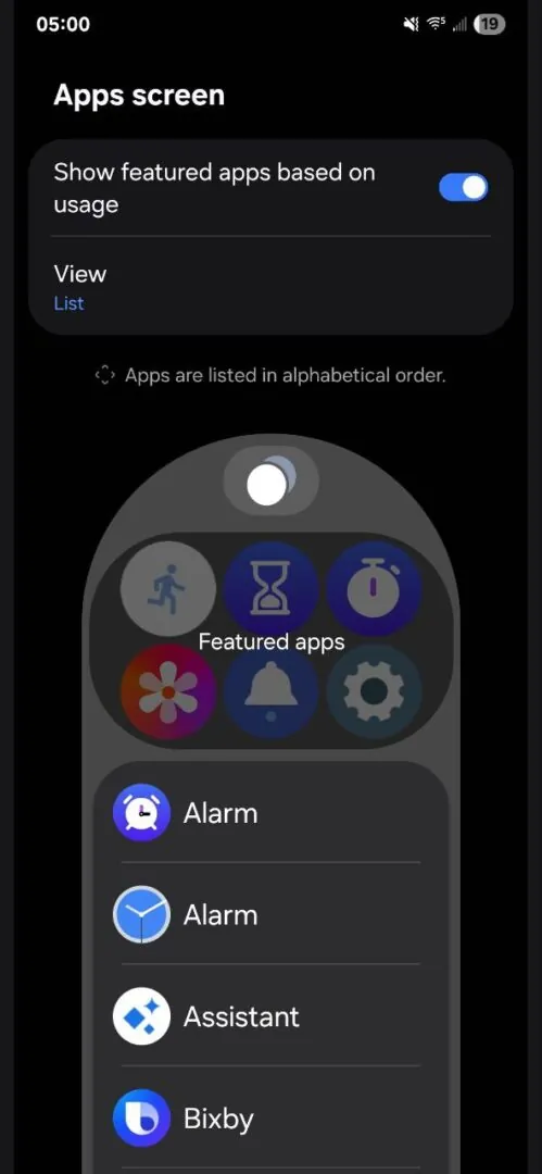 One UI 8 Watch 测试版为你的 Galaxy 智能手表带来更智能的应用布局