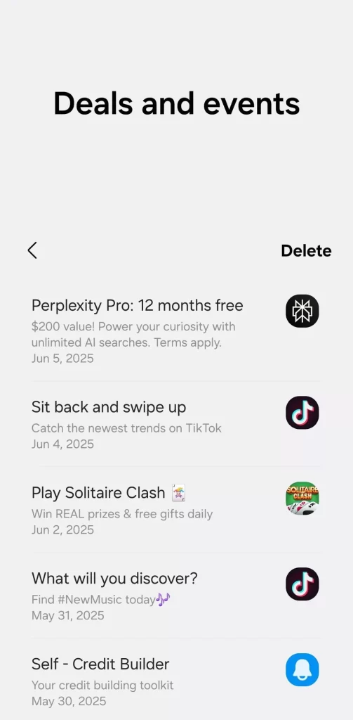 三星免费赠送一年的 Perplexity Pro 会员资格