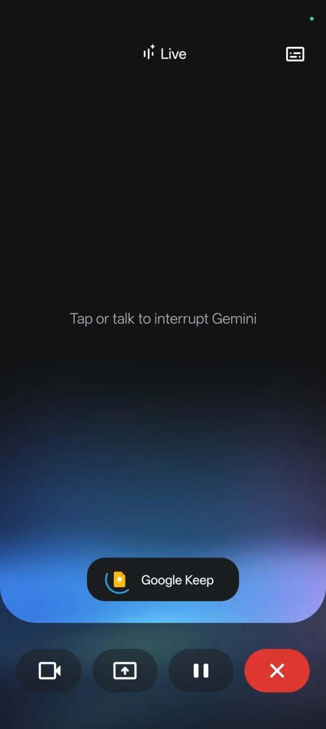 全新 Gemini Live 功能让你更轻松访问日历和笔记