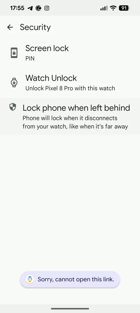 新的 Pixel Watch 设置或将支持自动锁定你遗落的手机（APK 拆解）