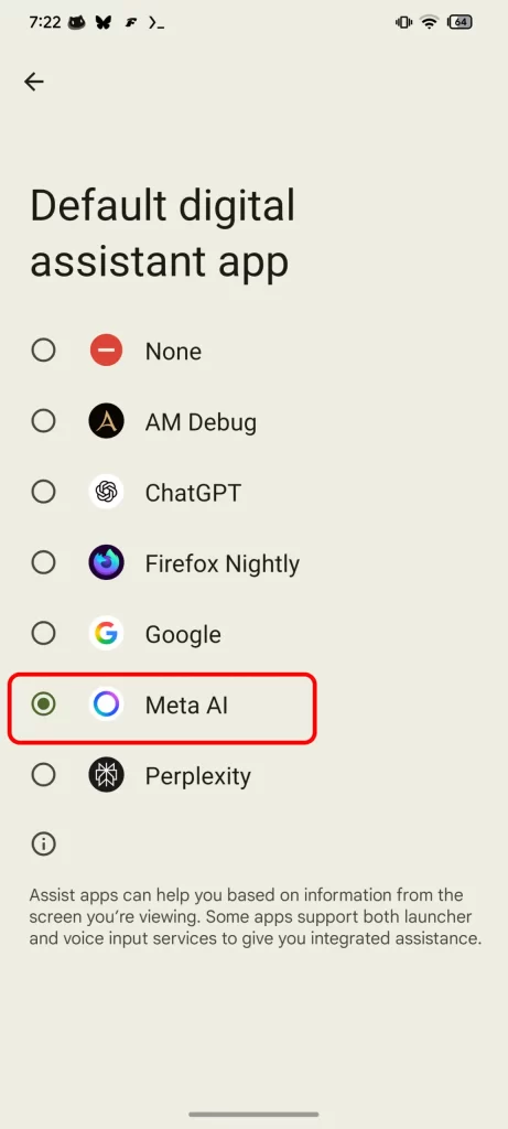 你现在可以在 Android 上将 Gemini 替换为新的助手，但你其实真的不该这么做
