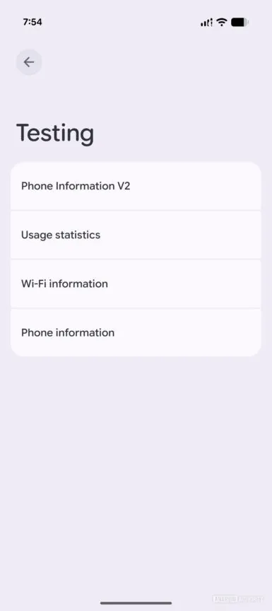 Android 的隐藏手机信息菜单终于变得有条理了