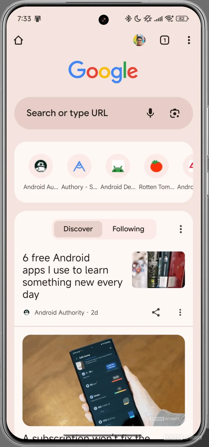 Google 正在改变 Chrome 新标签页，将 AI 模式置于显著位置