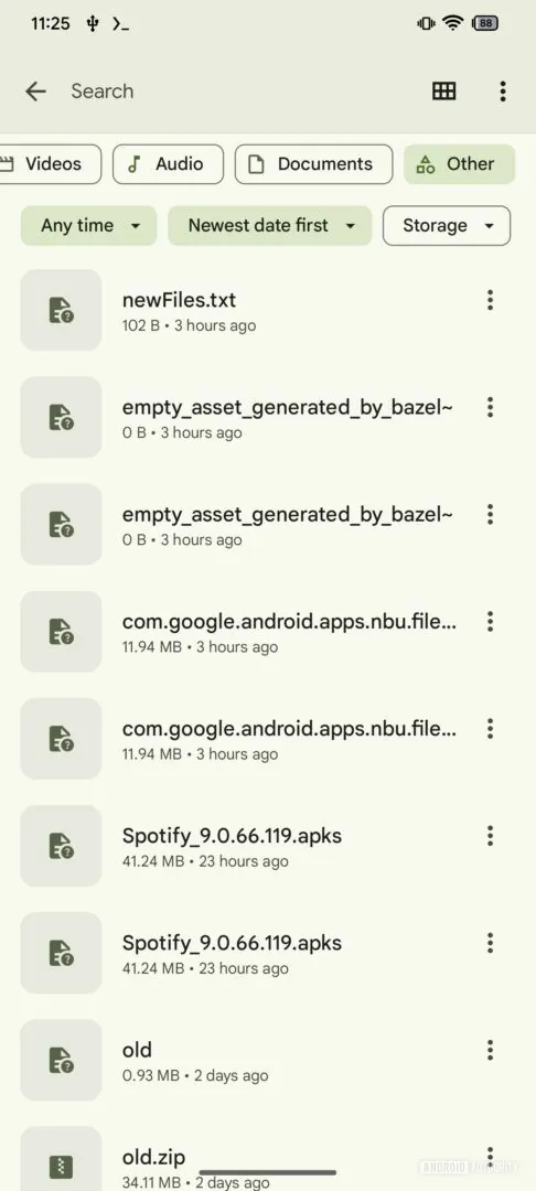 下一次 Files by Google 更新可能会修复一些令人烦恼的搜索问题（APK 解析）