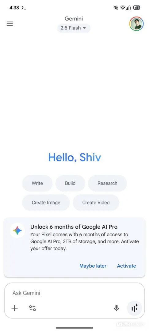 在官方上线之前，抢先看看 Gemini 采用 Google 配色的新头像（APK 拆解）