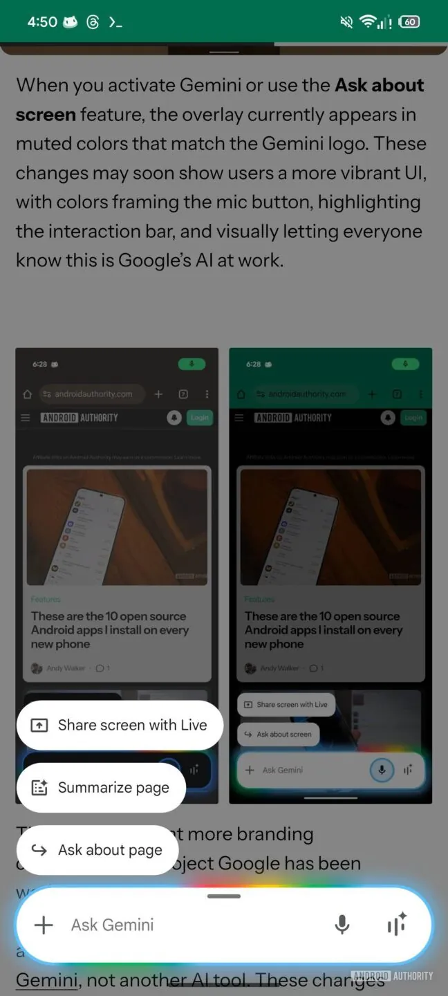 在官方上线之前，抢先看看 Gemini 采用 Google 配色的新头像（APK 拆解）