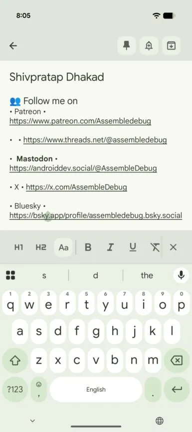 Google Keep 的 Material 3 Expressive 改版正在开始推送