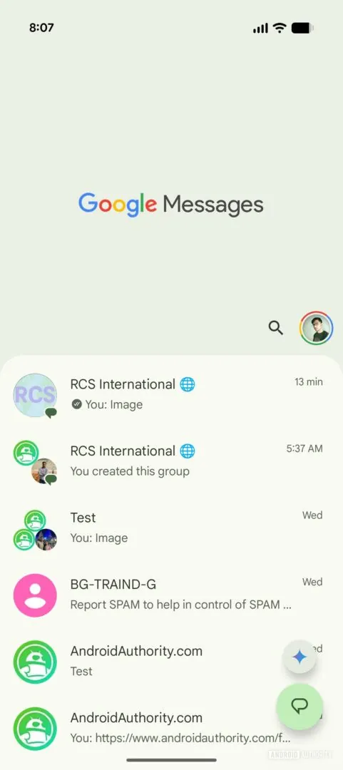 谷歌或将从 Messages 应用中移除其标志性的 “G” 图标（APK 拆解）