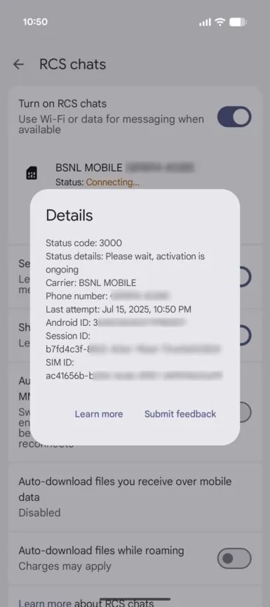 RCS 聊天连接不上？Google Messages 可能很快将让诊断问题更简单（APK 拆解）