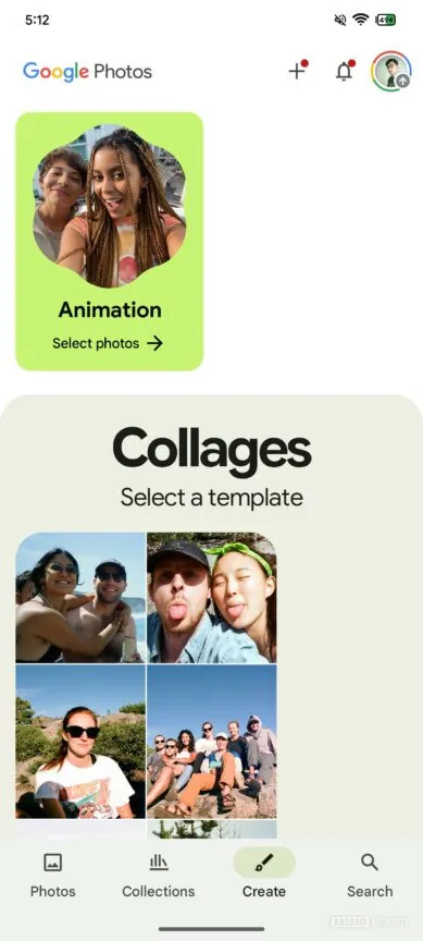Google 相册或将很快在一个全新的彩色标签页中整合所有创作工具（APK 解析）
