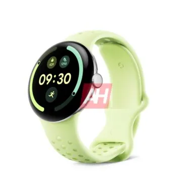 快来看看 Pixel Watch 4 的新配色：月光石色、靛蓝色和柠檬雪葩色