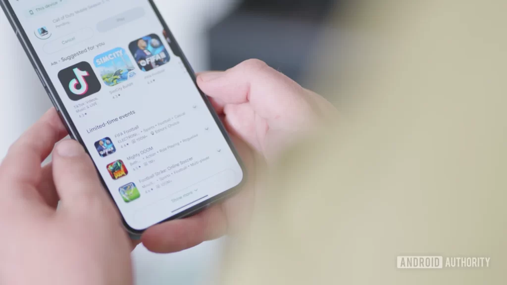 这就是你无法在 Google Play 商店为该系统应用评分的原因