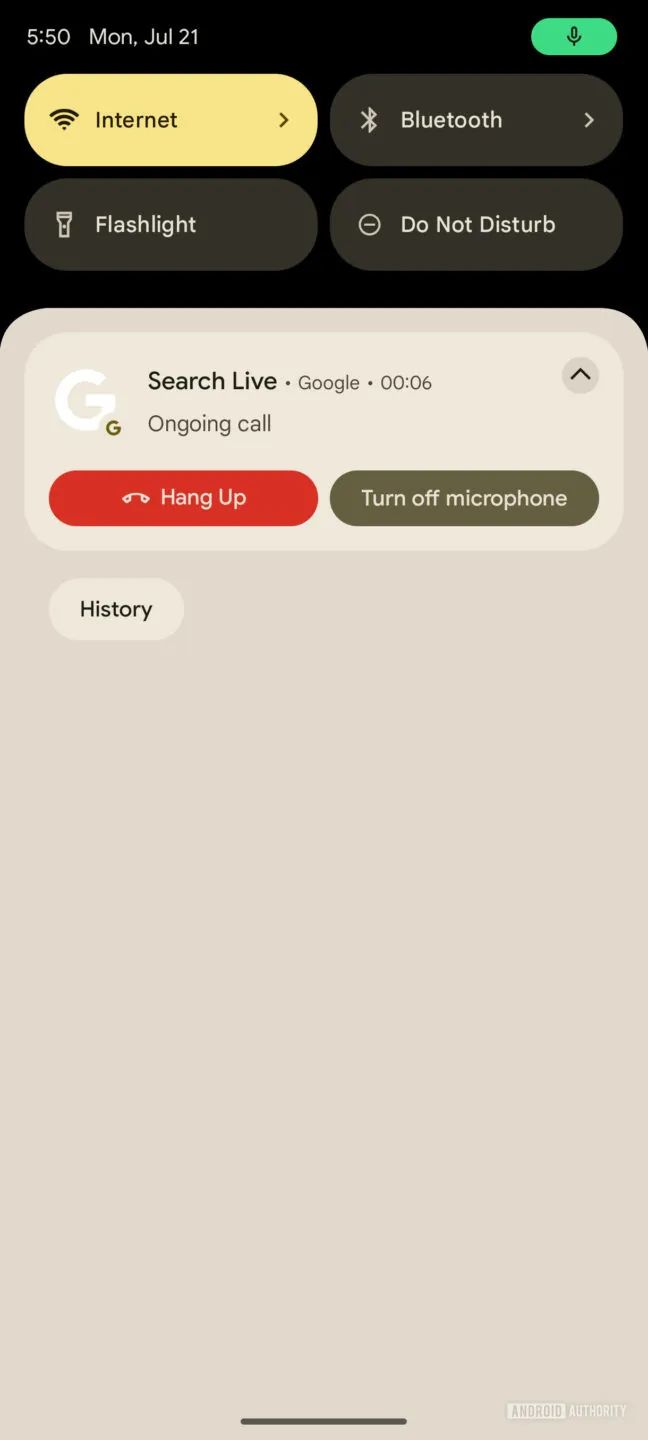 谷歌希望 Search Live 的体验像一通电话（APK 拆解）