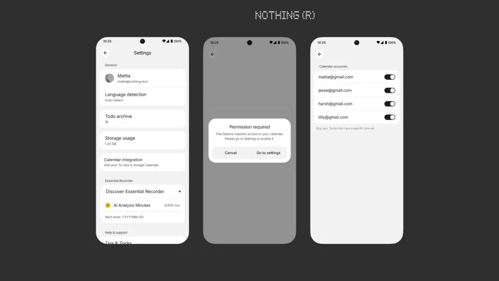 Nothing 的 Essential Space 现在可以与 Google 日历联动了