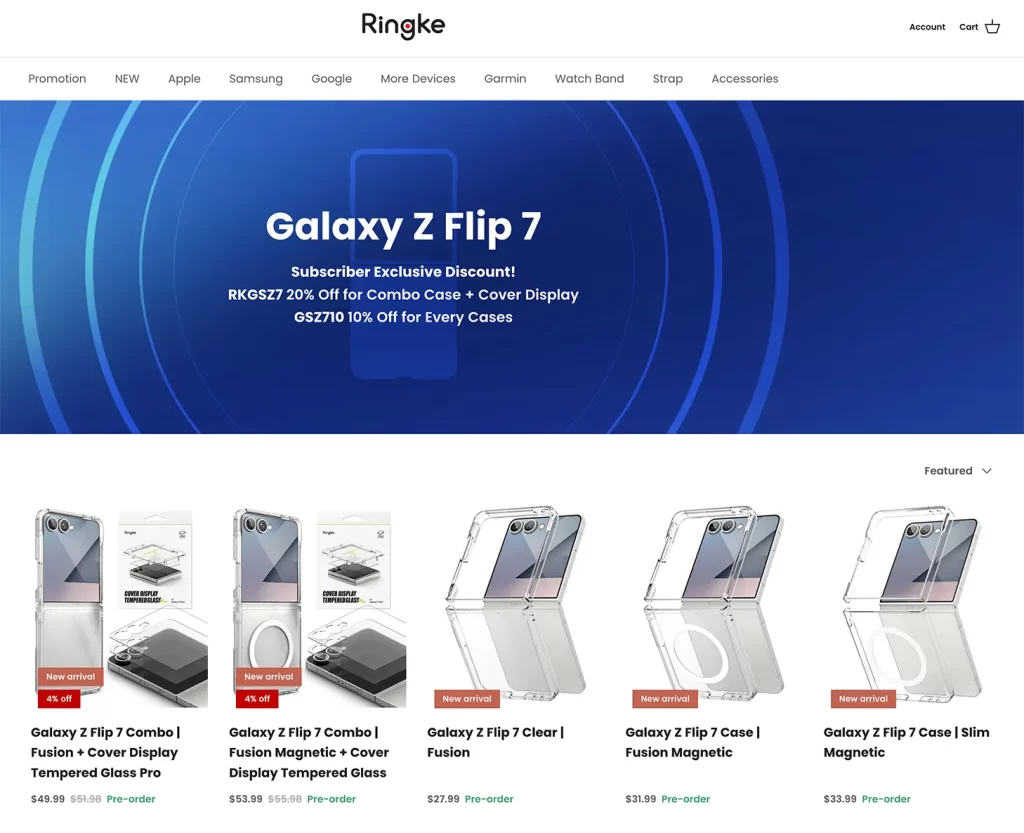 Galaxy Z Fold 7 和 Flip 7 在发布前再度亮相，这次带来了手机壳展示