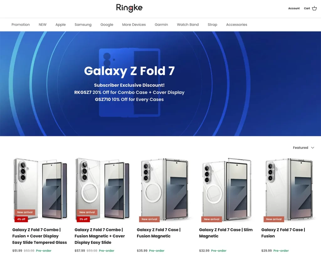 Galaxy Z Fold 7 和 Flip 7 在发布前再度亮相，这次带来了手机壳展示