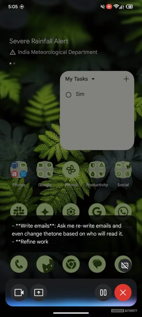 Google 正在为 Gemini Live 即将推出的紧凑型覆盖层内置更多工具（APK 拆解）