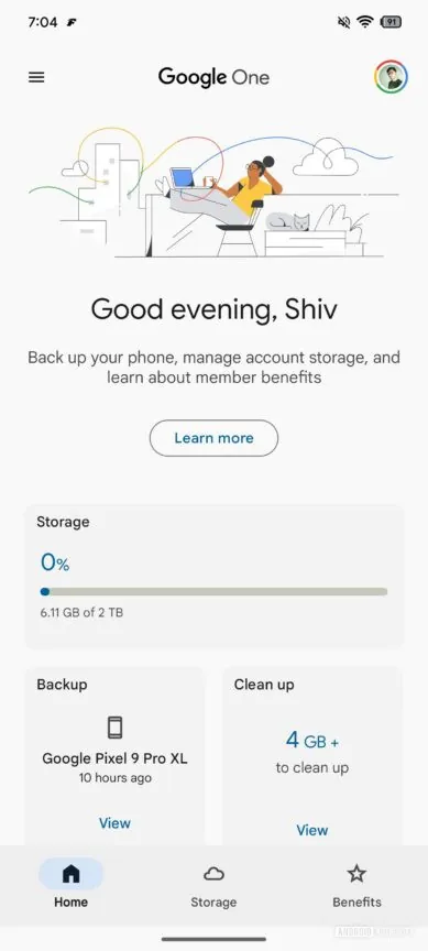 通过这些 Expressive 风格的改动，Google One 变得更加赏心悦目了（APK 拆解）