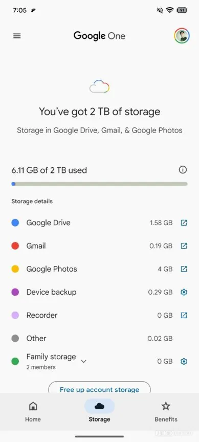通过这些 Expressive 风格的改动，Google One 变得更加赏心悦目了（APK 拆解）