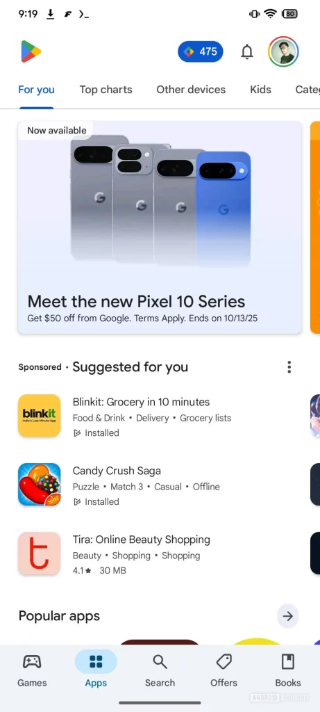 谷歌刚刚通过 Play 商店泄露了整个 Pixel 10 系列