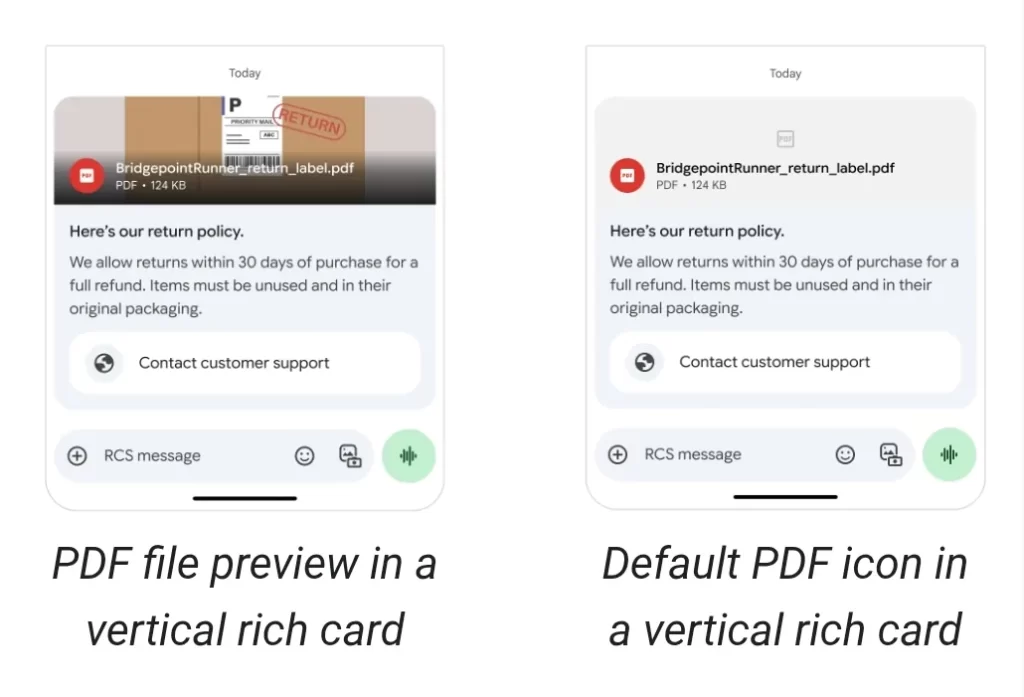 Google Messages 通过 RCS 引入 PDF 支持，功能再升级