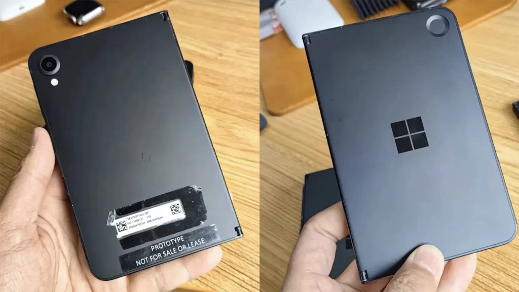 微软未发布的搭载 Windows 的 Surface Duo 可折叠手机正在出售，但想买到它可没那么容易
