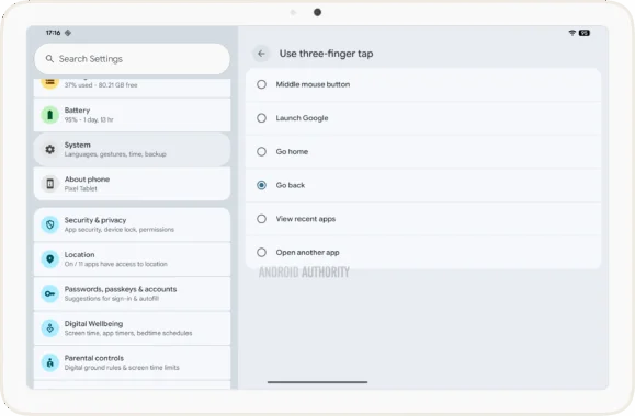 谷歌正在让 Android 的触控板控制更像桌面操作系统