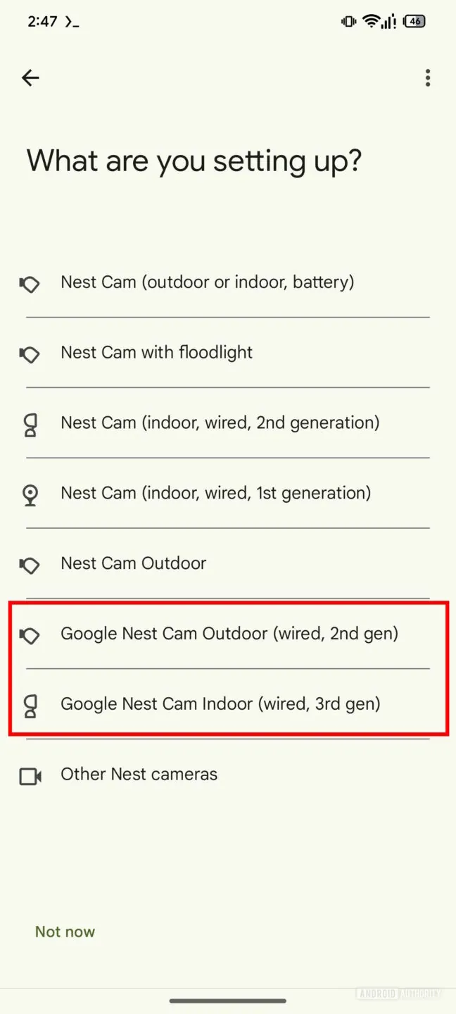 谷歌在 Home 应用中泄露了新款 Nest 摄像头和 Nest 门铃信息