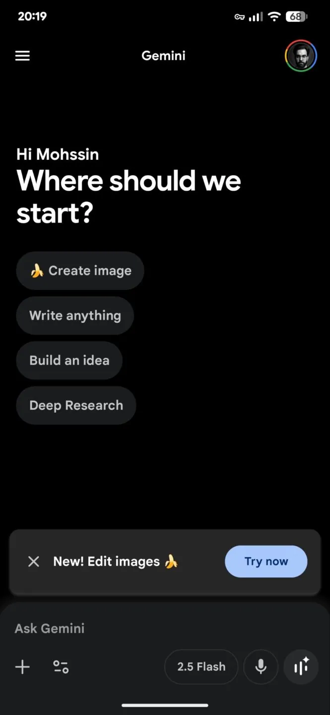 得益于全新的真正黑色主题，Android 版 Gemini 现在对眼睛更友好了